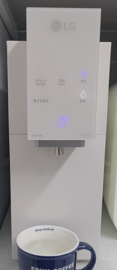 온수도 금방 나오고 편리해요.